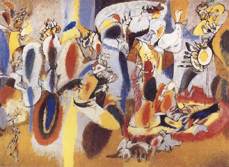 The Liver is the Cock-s Conmb, Arshile Gorky